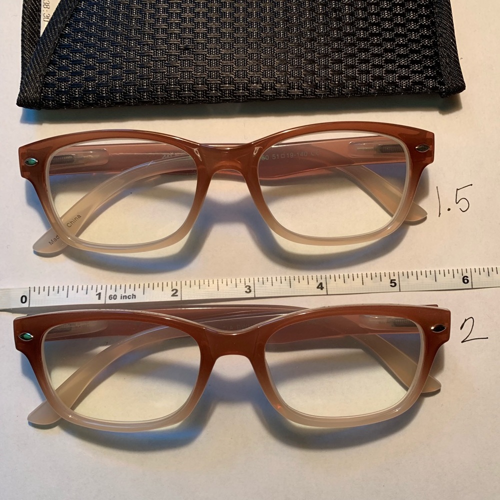 Transitional lenses readers 2 + 1.5 sunglasses
